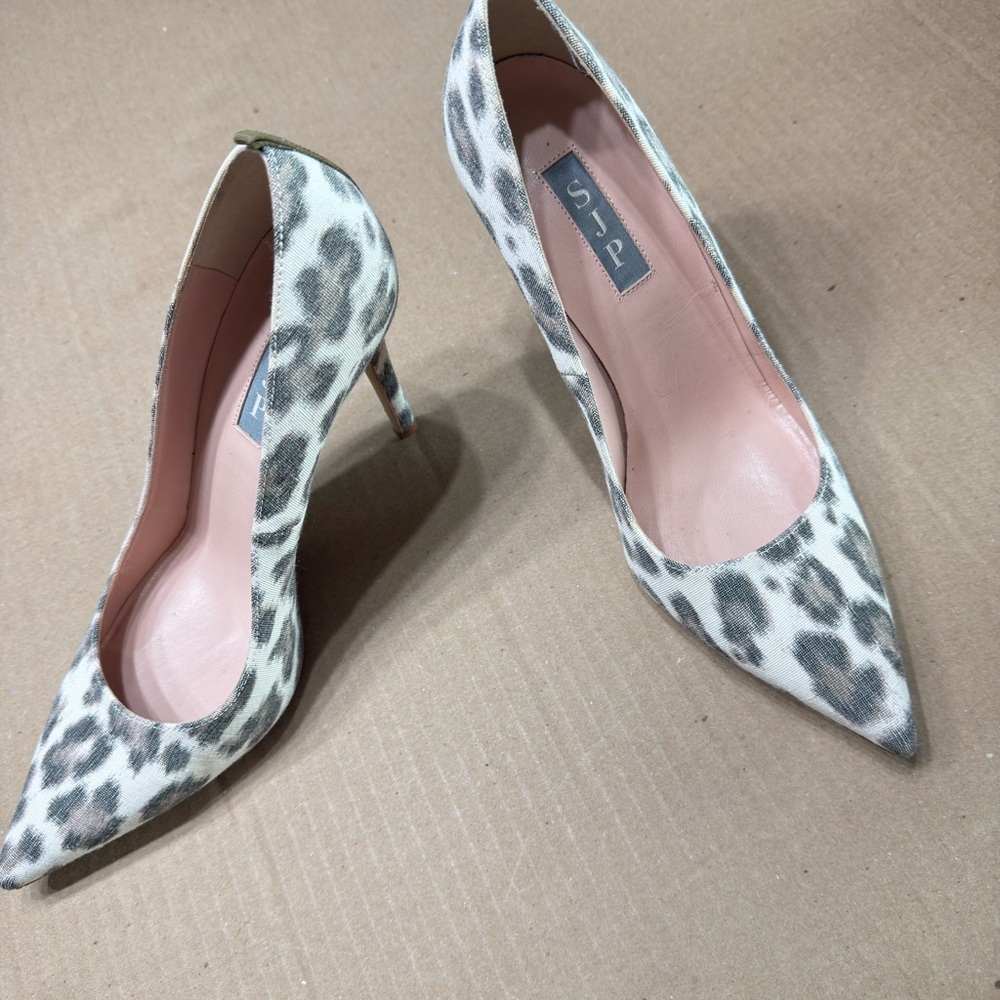Leopard Print Stiletto Heels